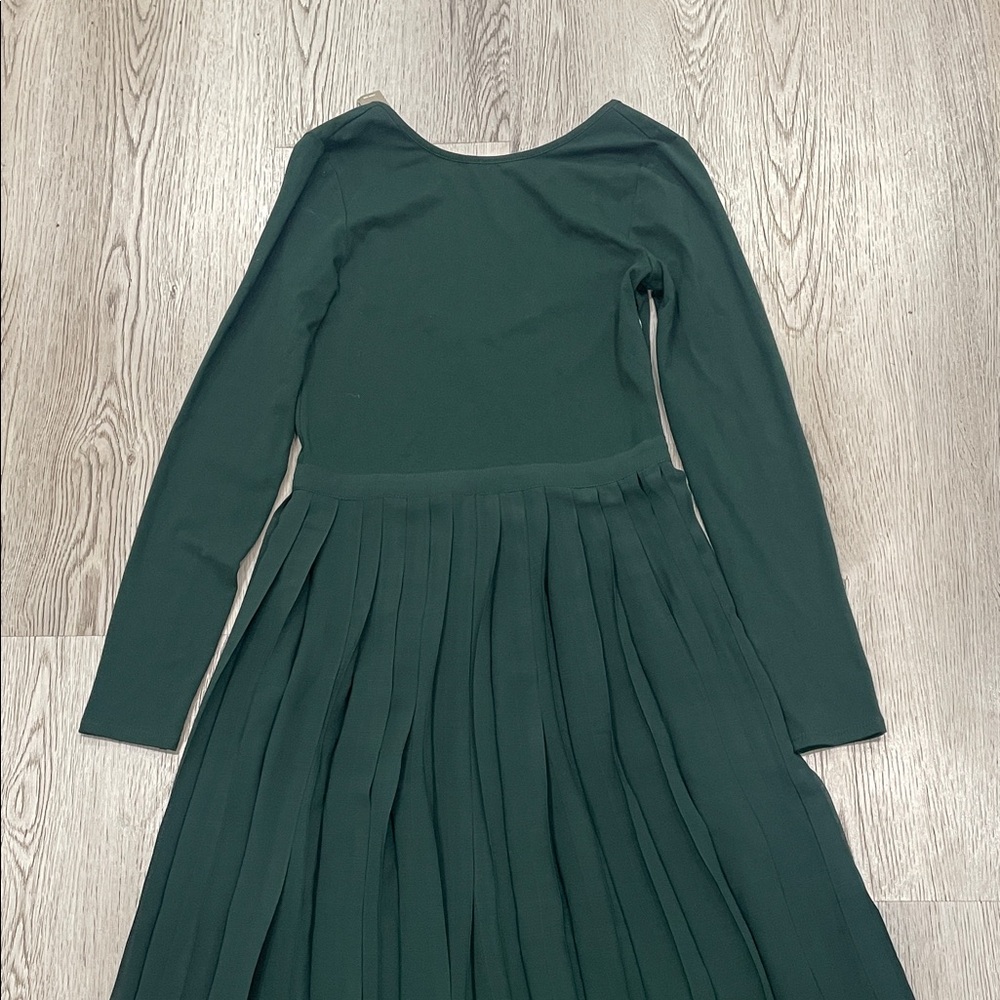J crew dress Elegant Green Long Sleeve Dress - Picture 2 of 6